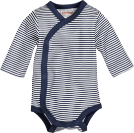 Playshoes - Wikkel - Romper - Lange - Mouw - Donkerblauw - Gestreept