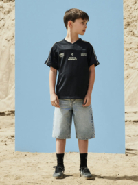 Name It - Broek - NKMRyan - Bermudashort - Light Blue Bleached Denim