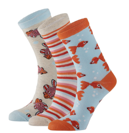 Apollo - Sokken - Vis -Giftbox - Carnaval - 3-pack - In - Cadeauverpakking