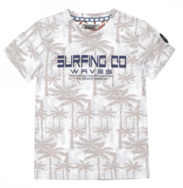 DJ Dutchjeans - T-shirt - Surfing - White - Maat 110
