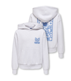 Only & Sons - Hoodie - OSJCERES -Backprint - Light Grey Melange