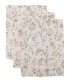 Jollein - Hydrofiele - Washandjes - Bloomy - 15x20 cm - 3 stuks