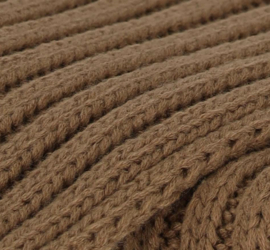 Sarlini - Jongens - Knit - Sjaal - Dark Camel - 8-12 jaar 