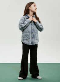 Name It - Pantalon - Broek - NKFTenron - Wide Leg - Zwart