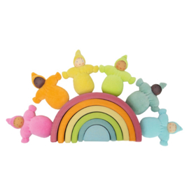 Grimm's dwerg poppetjes - pastel