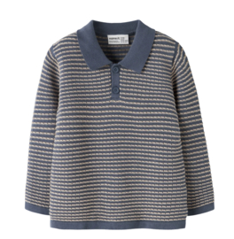 Name it - Polo - T-shirt - NMMKETAN - Knit - Vintage Indigo