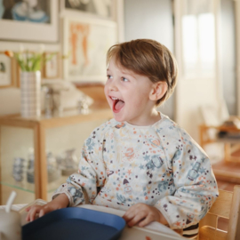 Mushie - Slab met mouwen - Space - Raket - Waterbestendig