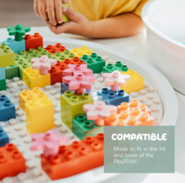 Inspire My Play - The Play Tray - Building - Block - Mat - Stone - 2 zijdes