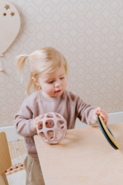 Baby’s Only - Siliconen - Speelbal - Grijpbal - Oud Roze