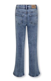 Only - Broek - KOGJUICY - Wide Leg -  Light Blue Denim