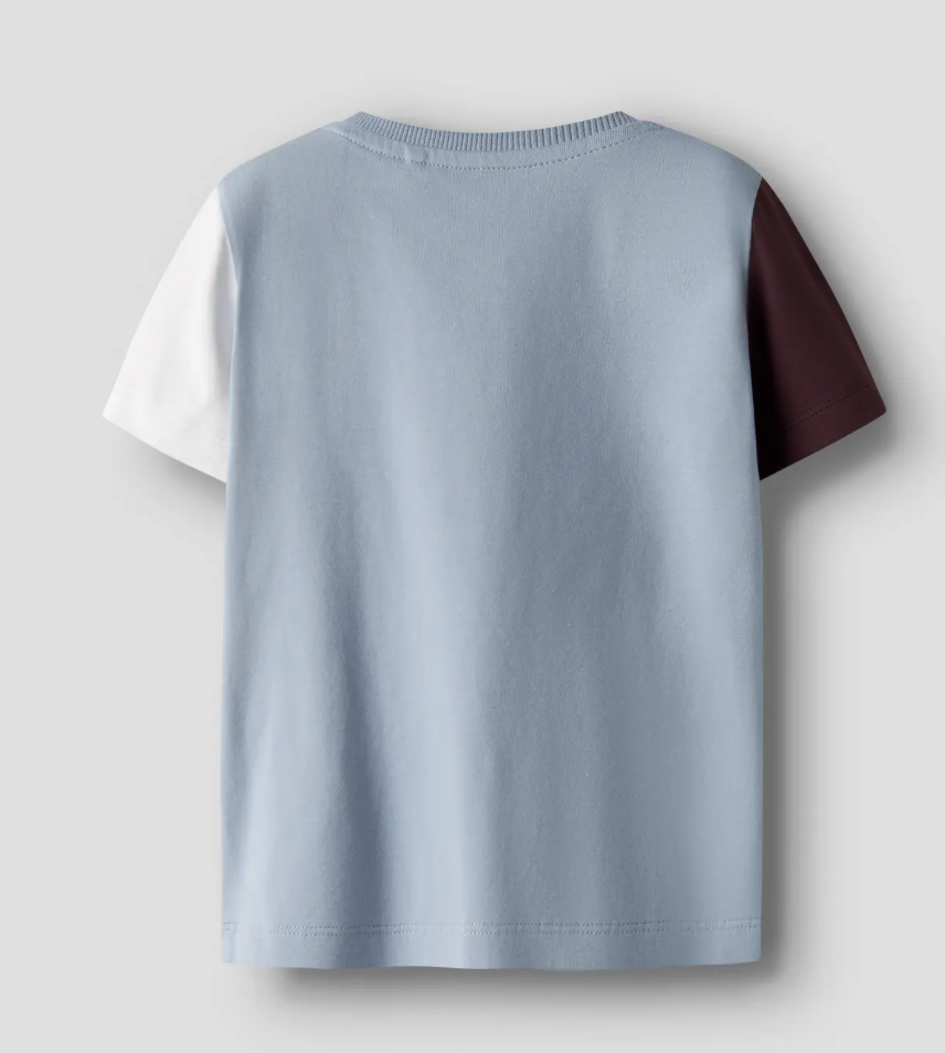 Name It - T-shirt - Kyler - Chill Out - Dusty Blue