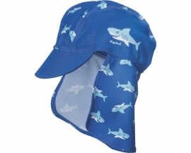 Playshoes - Zonnepet - UV - Werend - Haaien - Blauw