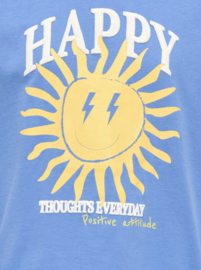Only Girls - T-shirt - KOGROSITA - Happy Thoughts - Ultramarine