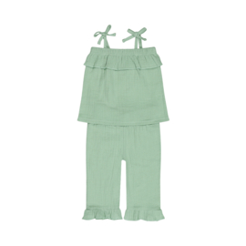 Dirkje - Kledingset - Wide Leg - Aqua Green