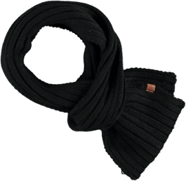 Sarlini - Jongens - Knit - Sjaal - Zwart - 8/12 jaar