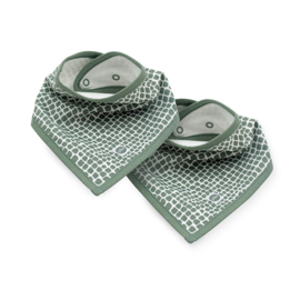 Jollein - Slab - Bandana - Snake - Ash - Green - 2 - Pack