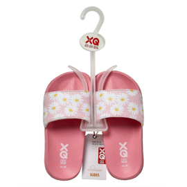 XQ Footwear - Slippers - Bloemen - Roze