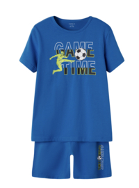 Name It - Pyjama - Voetbal - Game - Time - Blauw