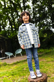 Noppies - Blouse - Vest - Deerfield - Blue - Mirage - Maat 140
