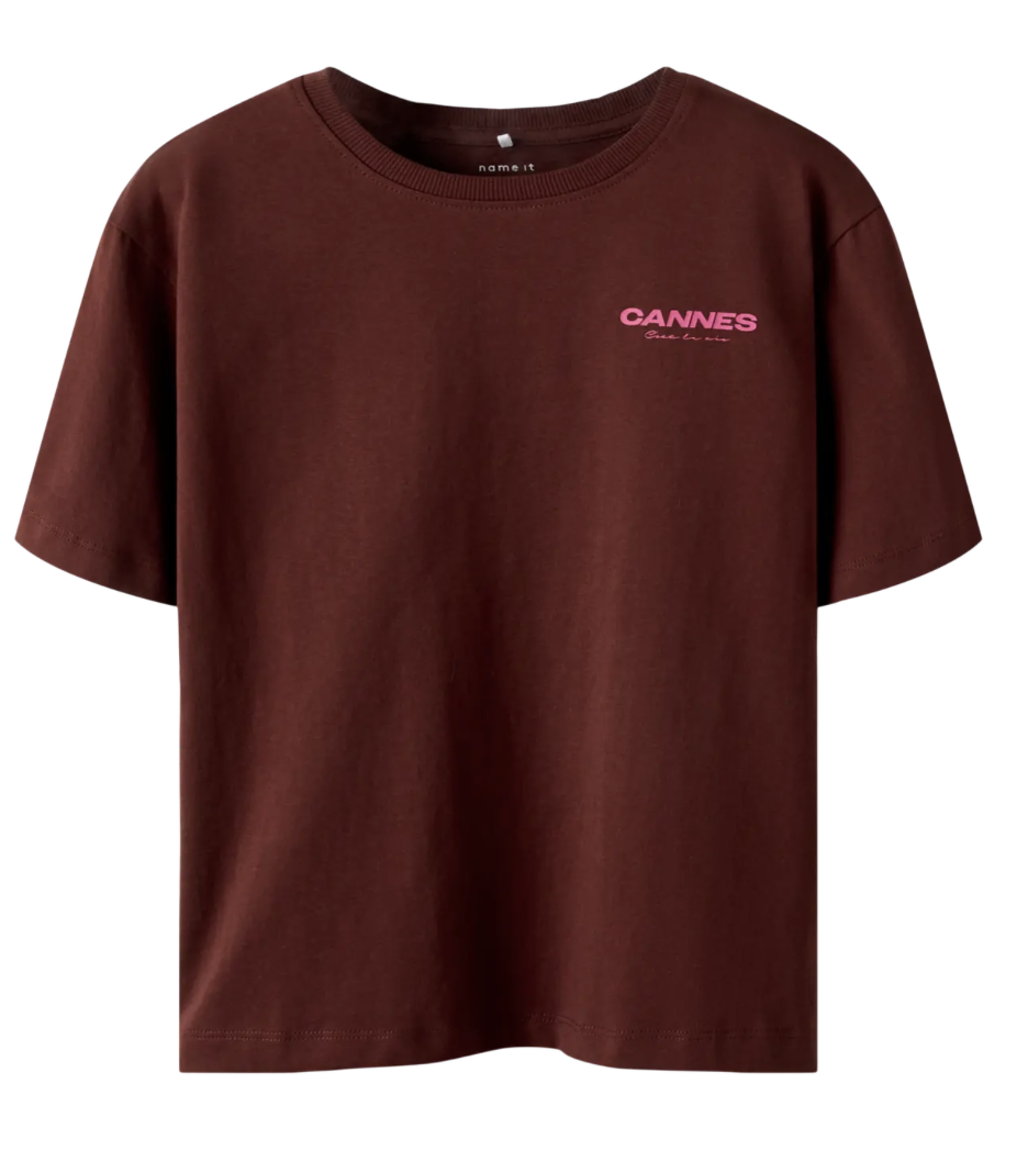 Name It - T-shirt - Linne - Backprint - Andorra