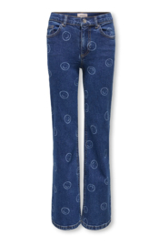 Only - Broek - KOGJUICY - Smiley - Medium Blue Denim