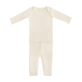 Mushie - Kledingset - Ivory - Unisex - 0/3 maanden