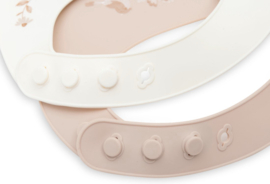 Jollein - Baby - Slabben - Siliconen - Lovely Birds - 2 stuks