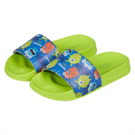 XQ Footwear - Slippers - Monsters - Groen - Blauw