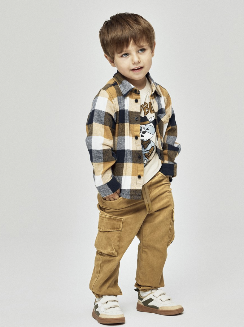 Name It - Cargo - Broek - Ben - Dull Gold
