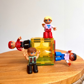 Coblo - Speelfiguren - Poppetjes - 4 - Stuks