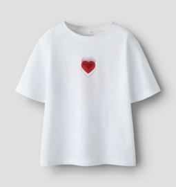Name It - T-shirt - NKFBeinta - Backprint - Bright White