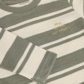 Noppies - T-shirt - Gestreept - Vetiver 