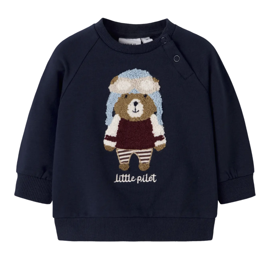 Name It - Trui - Sweater - Kiddy - Navy - Little - Pilot