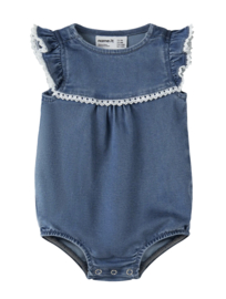 Name It - Romper - NBFMOLLY - Kantendetails - Medium Blue Denim