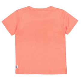 Dirkje - T-shirt - Spread - The - Aloha - Neon - Coral