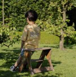 Koko Noko - T-shirt - Korte - Mouw - Geel - Backprint