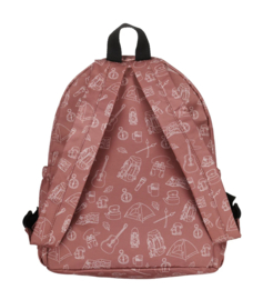 Koko Noko - Rugtas - Schooltas - Roze - Ritssluiting