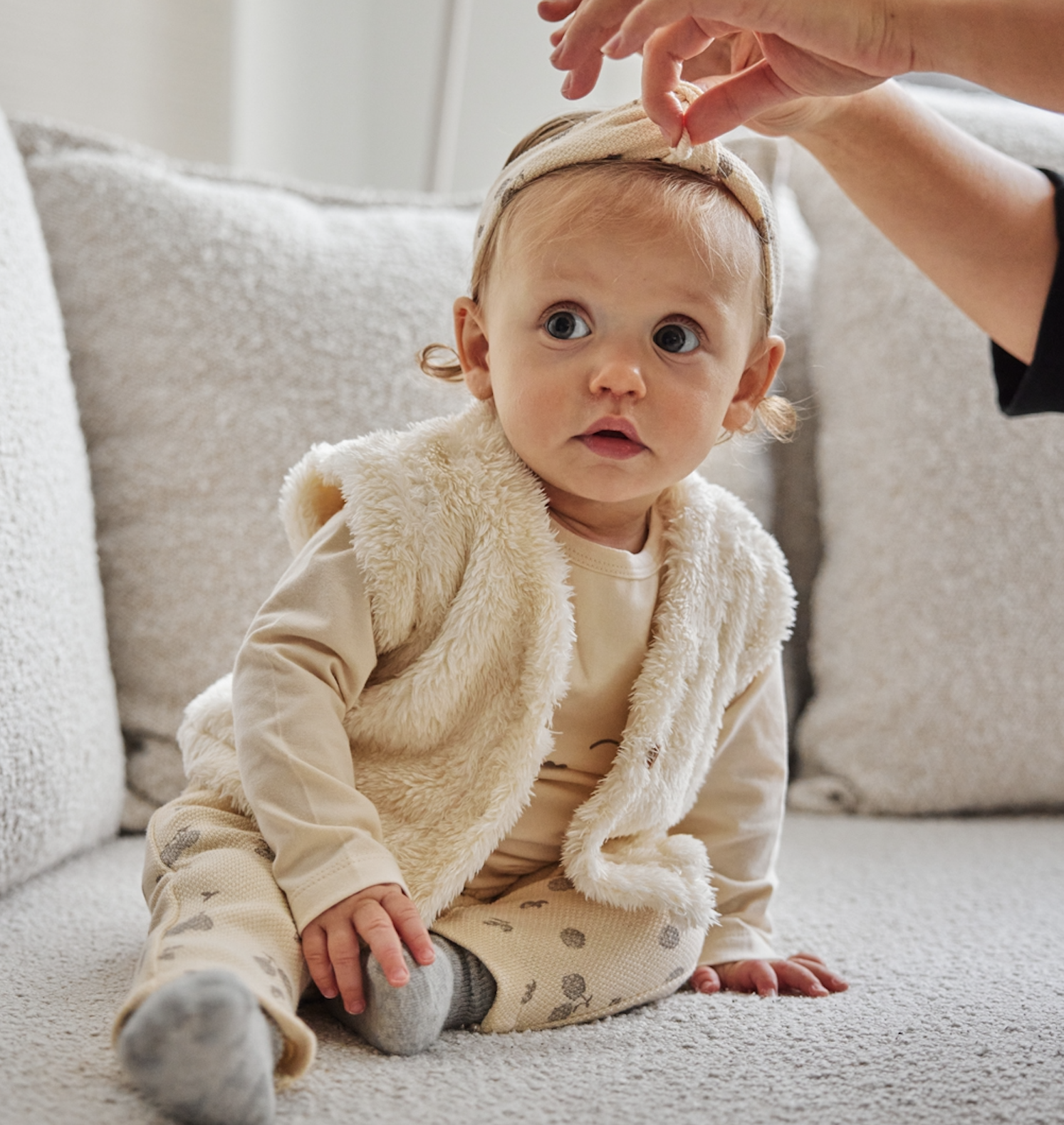 Dirkje - Vest - Gilet - Waistcoat - Off white