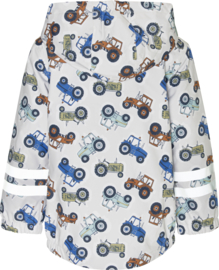 Playshoes - Regenjas- Tractoren - Grijs