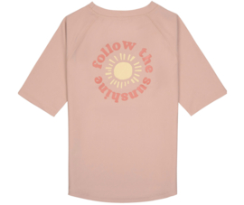 Lässig - UV - T-shirt - Sunshine - Backprint - Roze