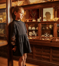 Koko Noko - Jurk - Bloemetjes - Faded Black