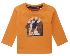 Noppies - T-shirt - Rigolet - Sunflower - Baby - Geel