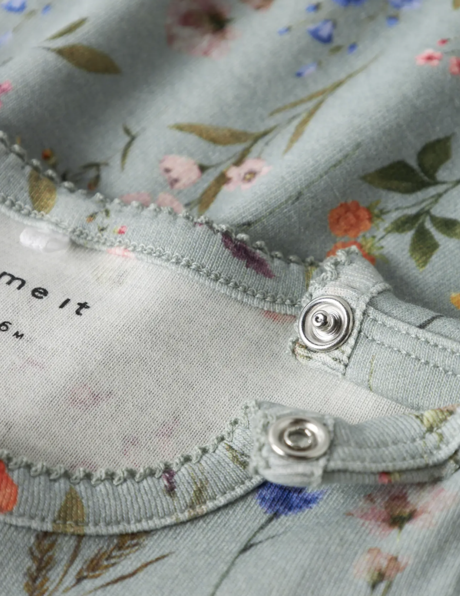 Name It - Jurkje - Luxa - Jadeite - Bloemetjes