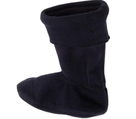 Playshoes - Fleece - Sokken - Navy  - Voor - Regenlaarzen