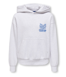 Only & Sons - Hoodie - OSJCERES -Backprint - Light Grey Melange