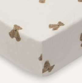Jollein - Hoeslaken Jersey - Mini Teddy Bear - 60x120 cm