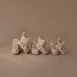 Mushie - Cozy - Baby - Booties - Oatmeal - 6-9 maanden