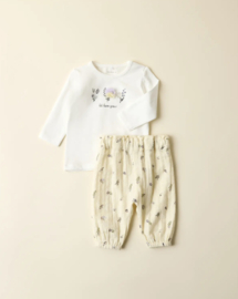 Name It - Broek - NBFDorthea - Bloemetjes - Pear Sorbet