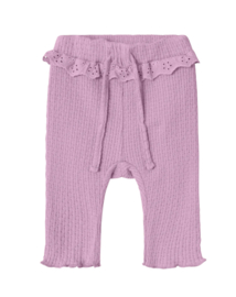 Name It - Broekje - Lona - Pastel - Lavender - Ruches