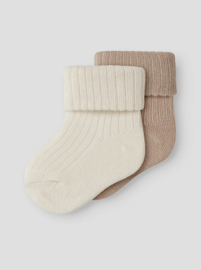 Name It - Sokken - NBNNUGAT - 2 stuks - Antique White Sesame